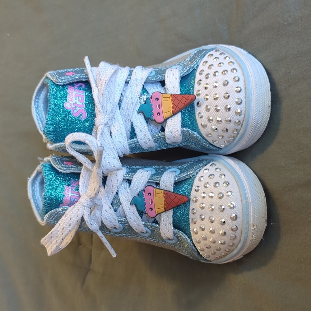 Crystal stars sketchers size 7 toddler